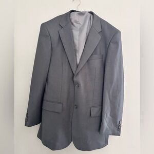 Vinci Mens‎ 3 Piece Suit Medium Gray 36R 30W Zegna Model V2TR New
